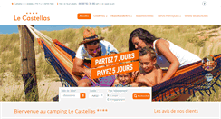 Desktop Screenshot of campinglecastellas.com